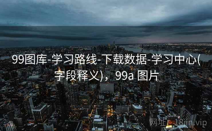 99图库-学习路线-下载数据-学习中心(字段释义)，99a 图片